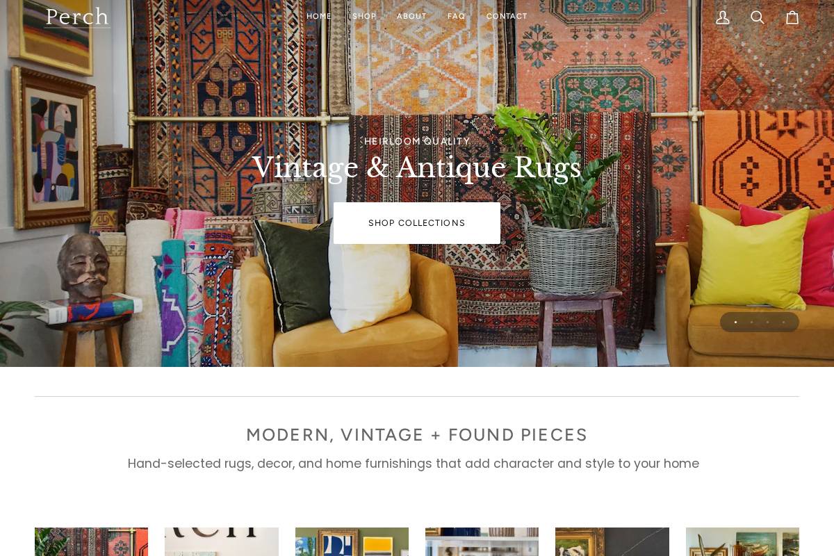 perch313.com homepage screenshot