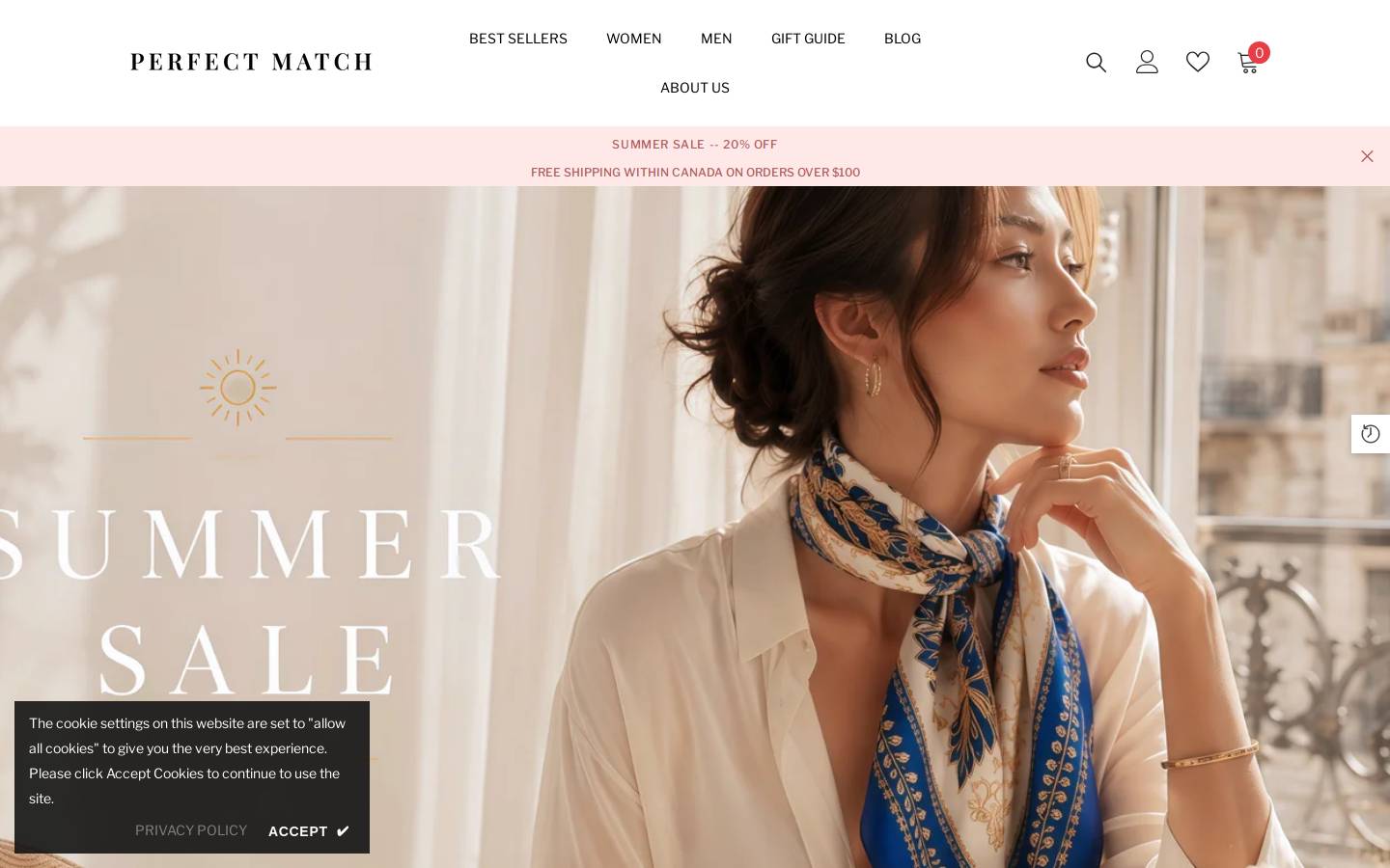 perfect-match.ca homepage screenshot