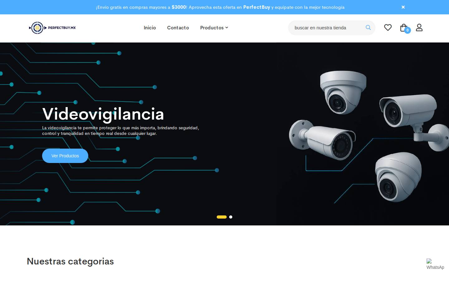 perfectbuy.mx homepage screenshot