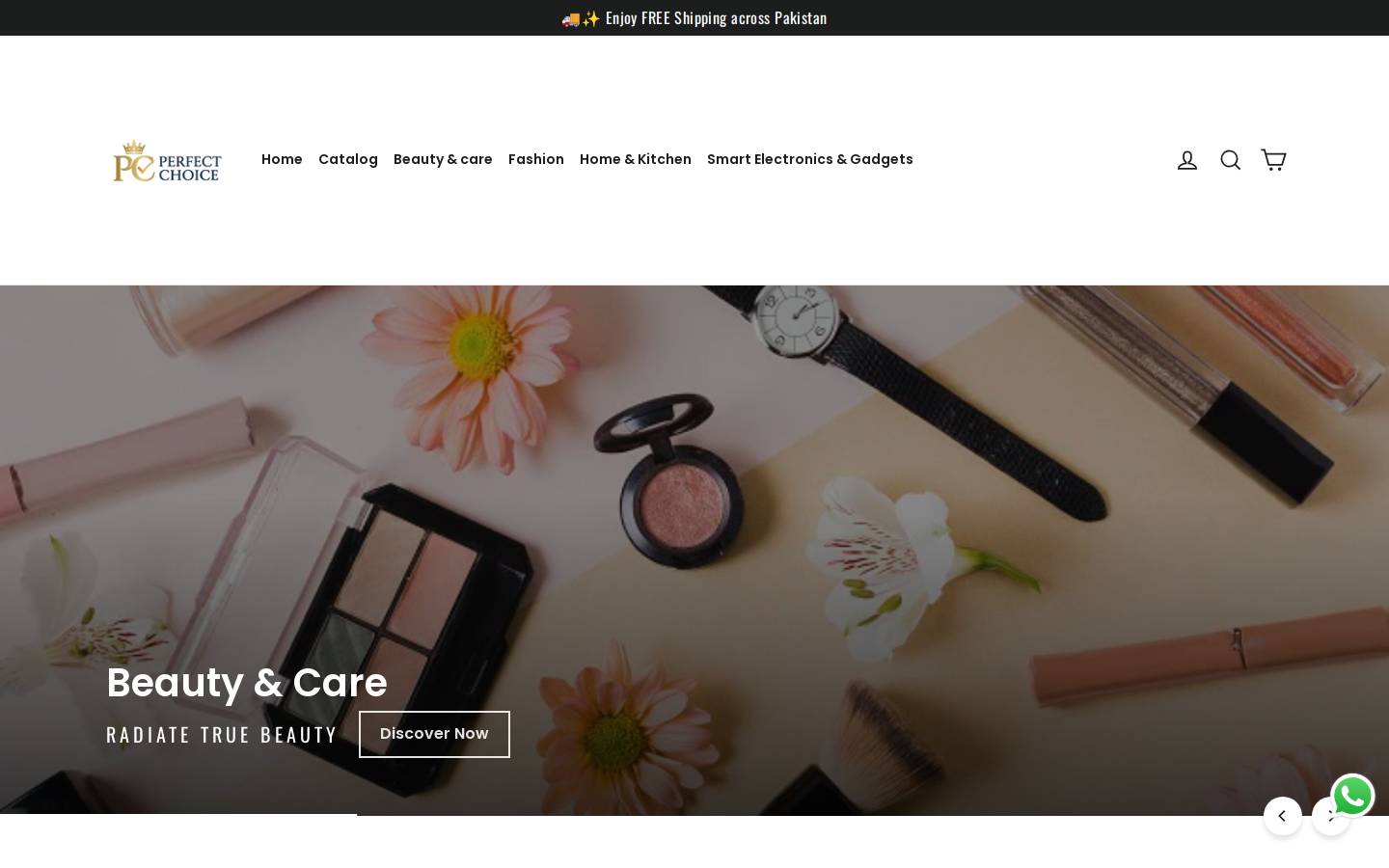 perfectchoice.online homepage screenshot