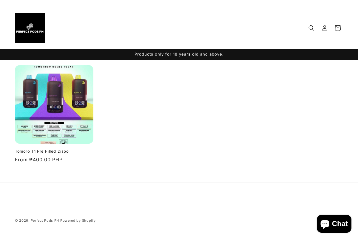 perfectpodsph.com homepage screenshot