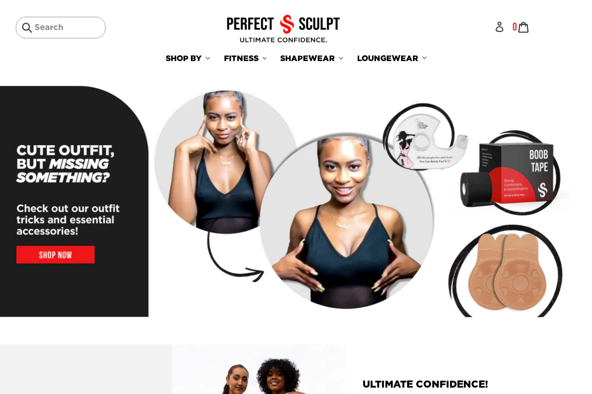 Perfect Sculpt homepage screenshot