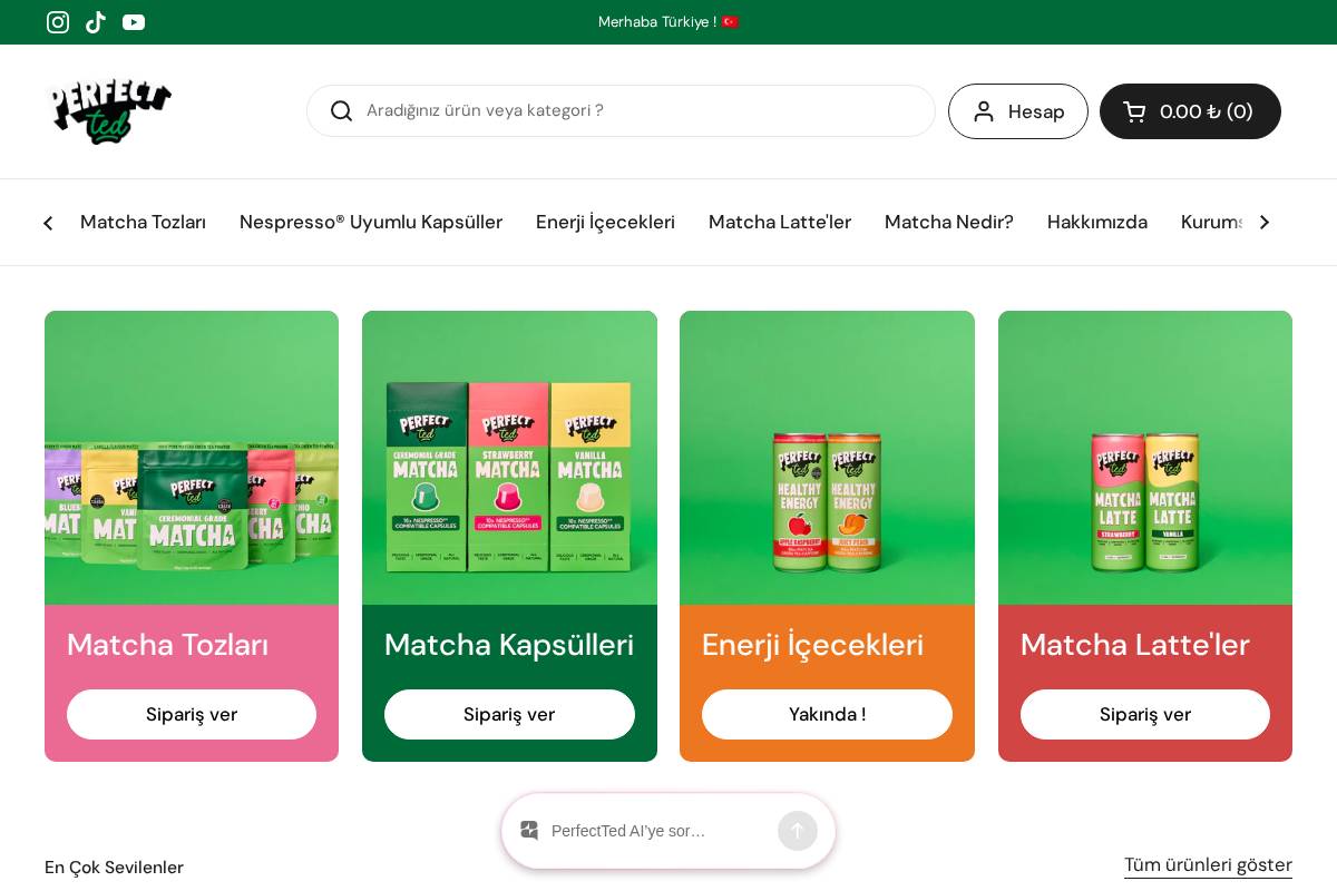 PerfectTed  homepage screenshot