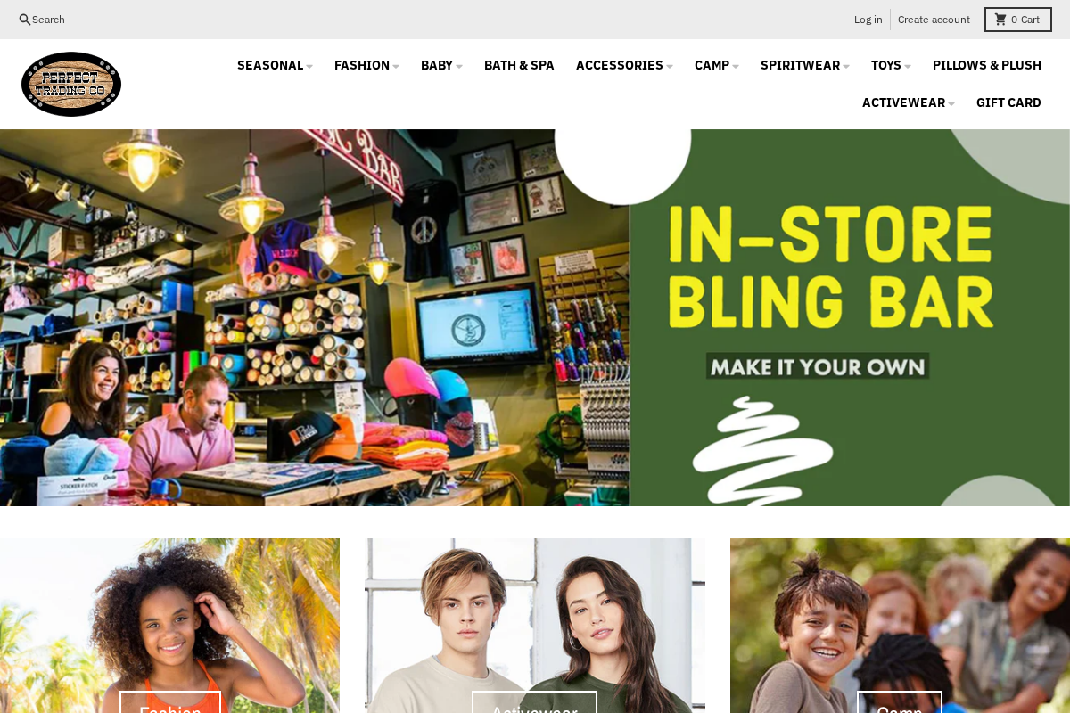 Perfect Trading homepage screenshot