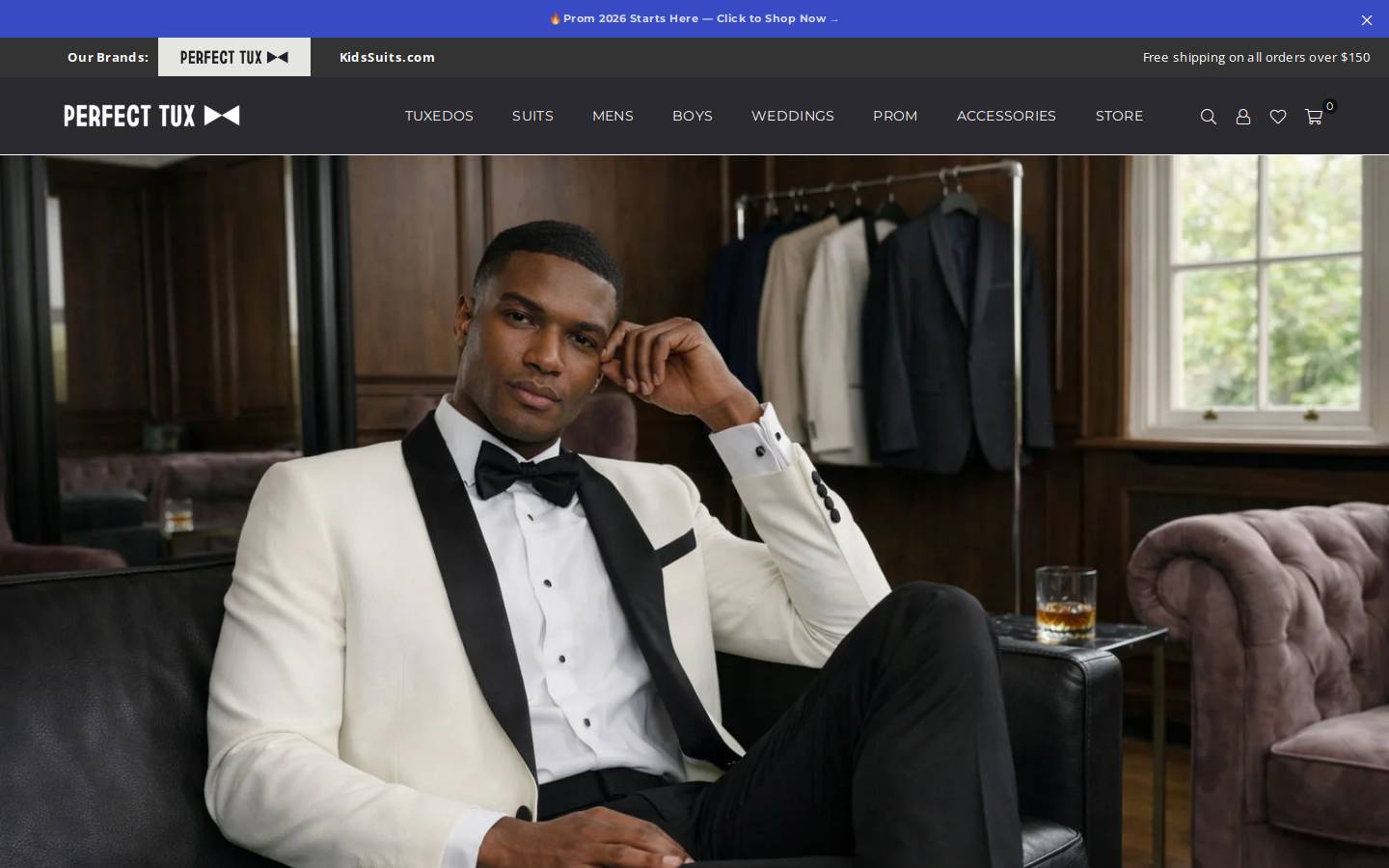 PerfectTux homepage screenshot