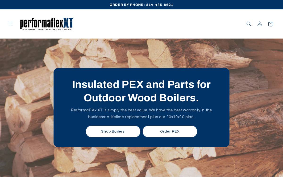 performaflexxt.com homepage screenshot