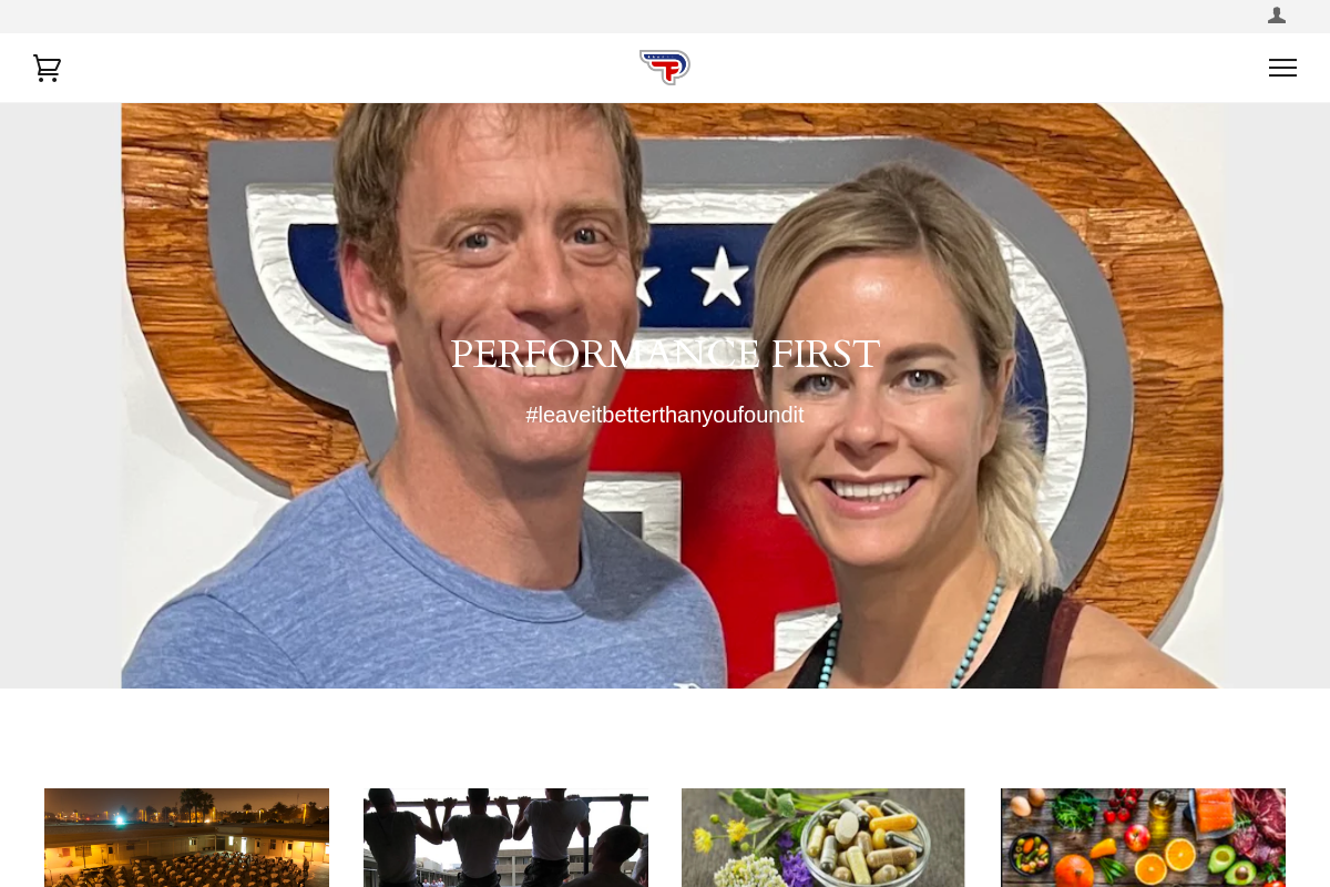 performancefirstus homepage screenshot