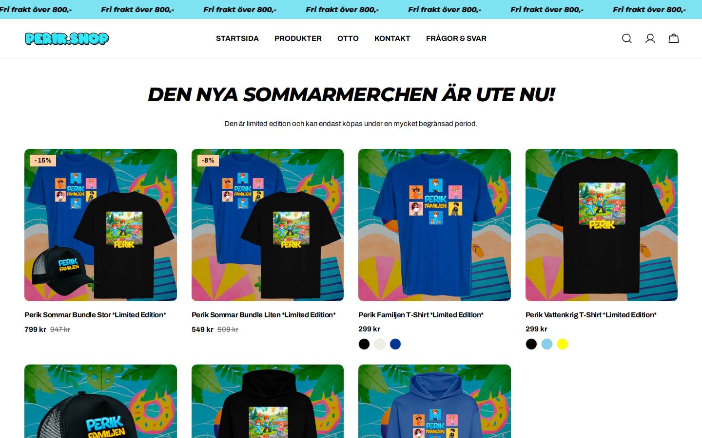 Perik homepage screenshot
