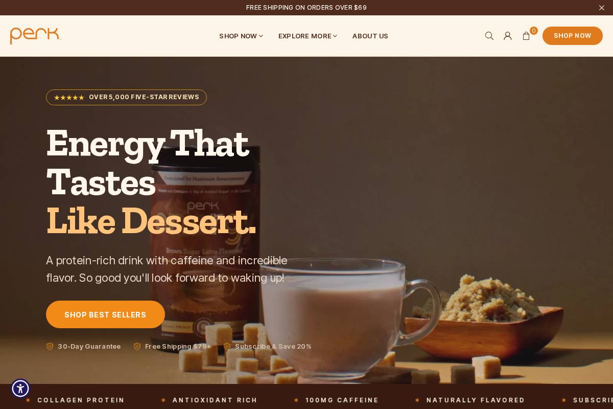 perkenergy.com homepage screenshot