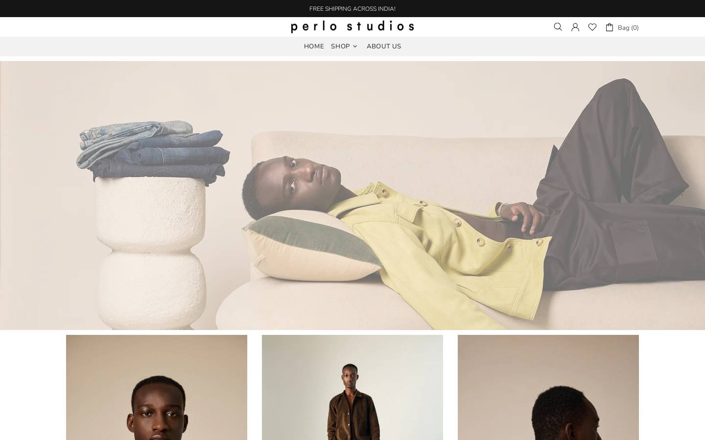 perlostudios.com homepage screenshot