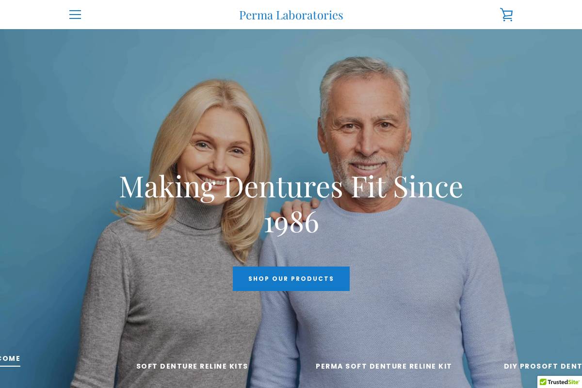 perma-laboratories.com homepage screenshot