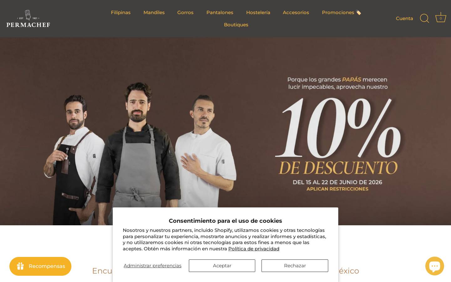 permachef.com.mx homepage screenshot