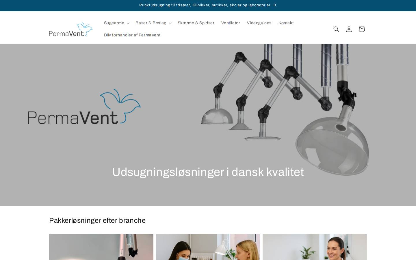 permavent.dk homepage screenshot