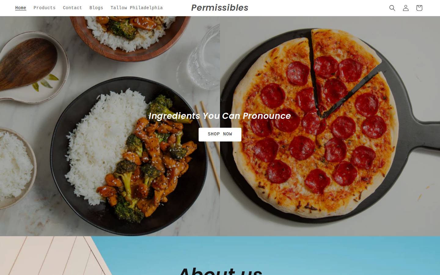 permissibles.com homepage screenshot