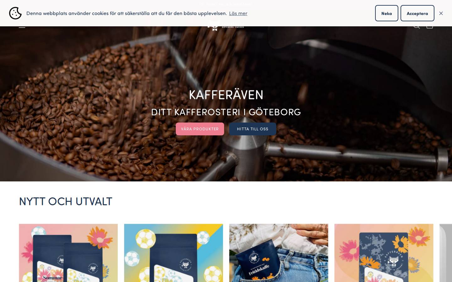 pernordby.com homepage screenshot