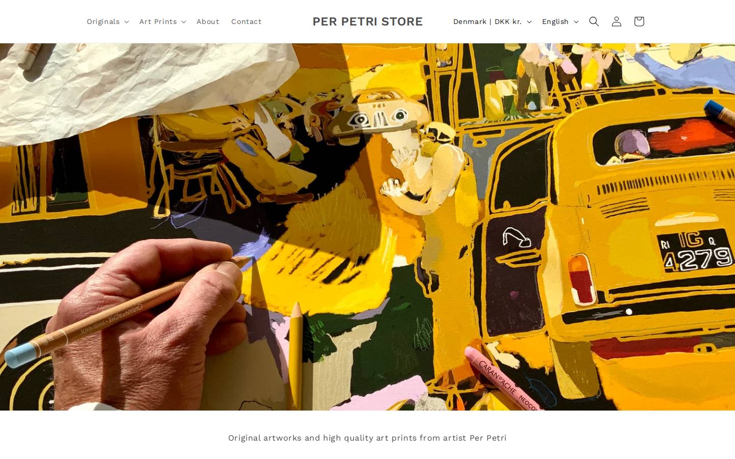 perpetristore.com homepage screenshot