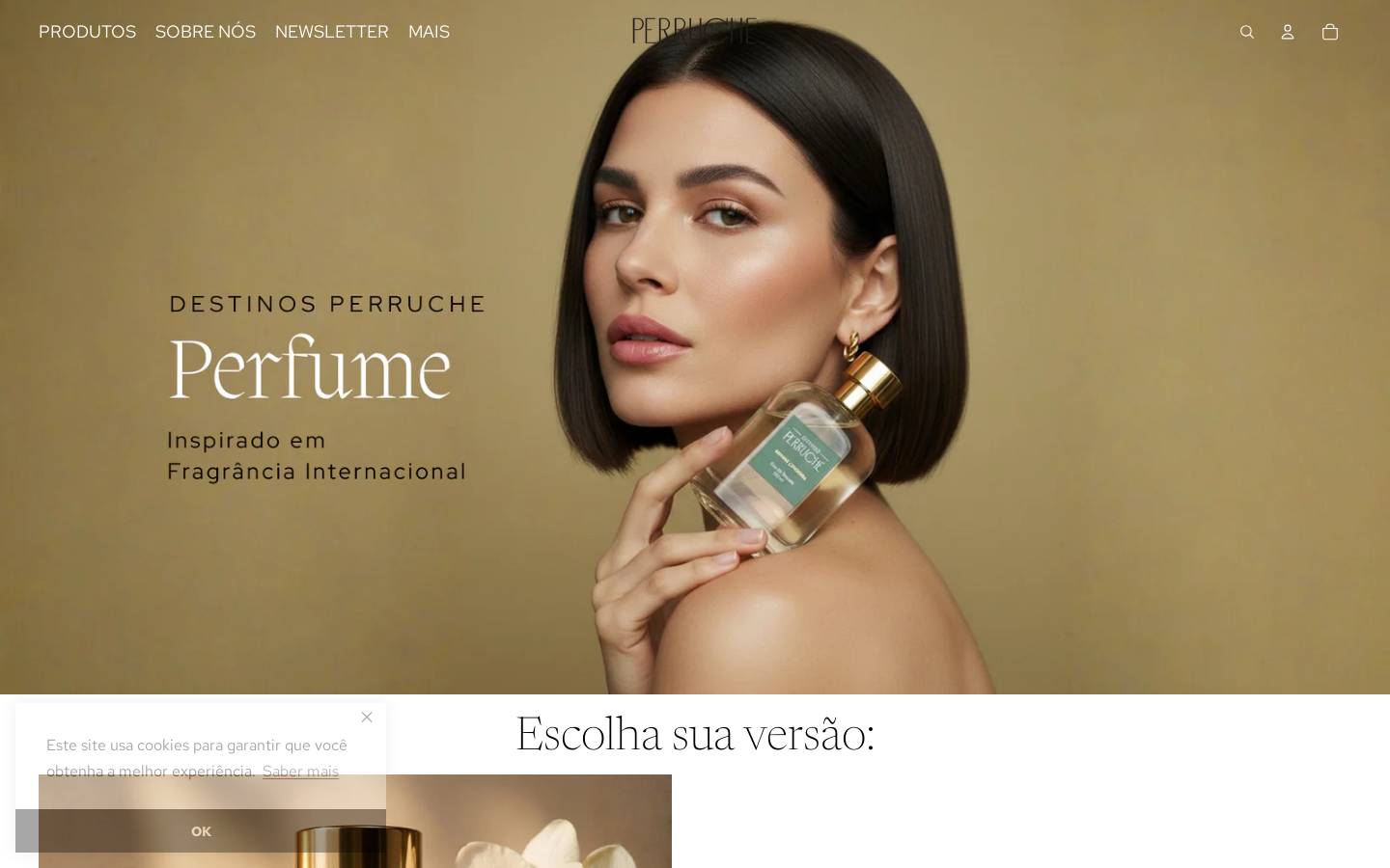 perruche.com.br homepage screenshot