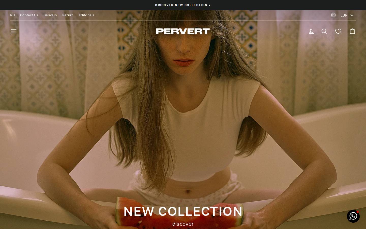 pervert.pro homepage screenshot