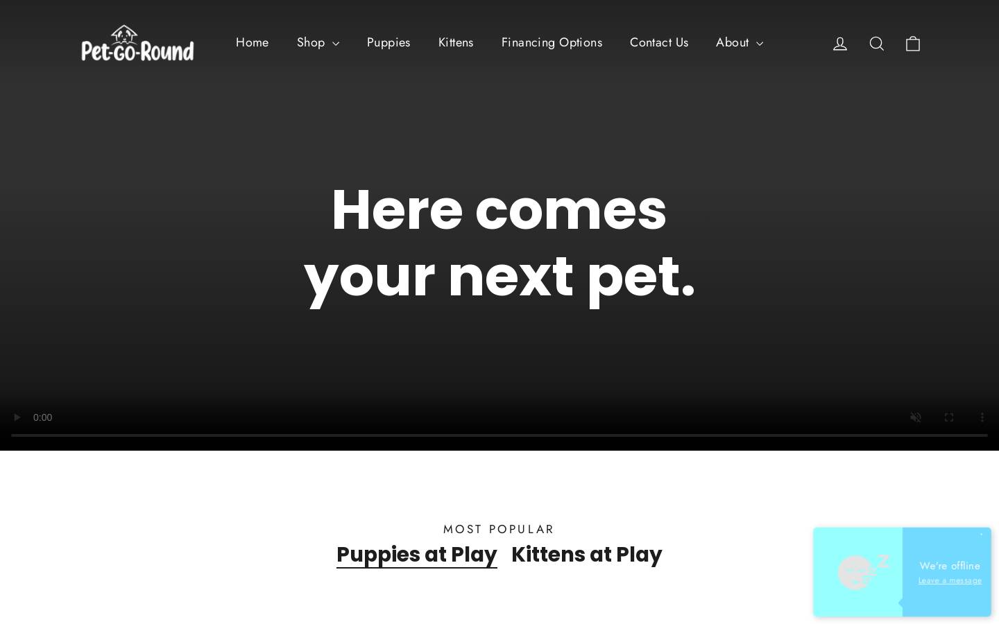 pet-go-round.com homepage screenshot