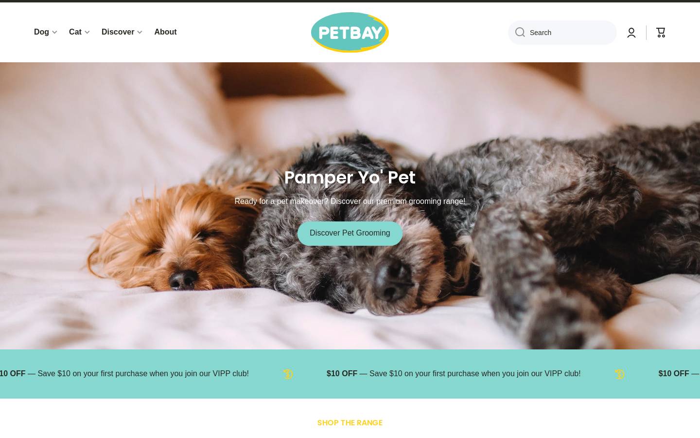 petbayaus.com.au homepage screenshot