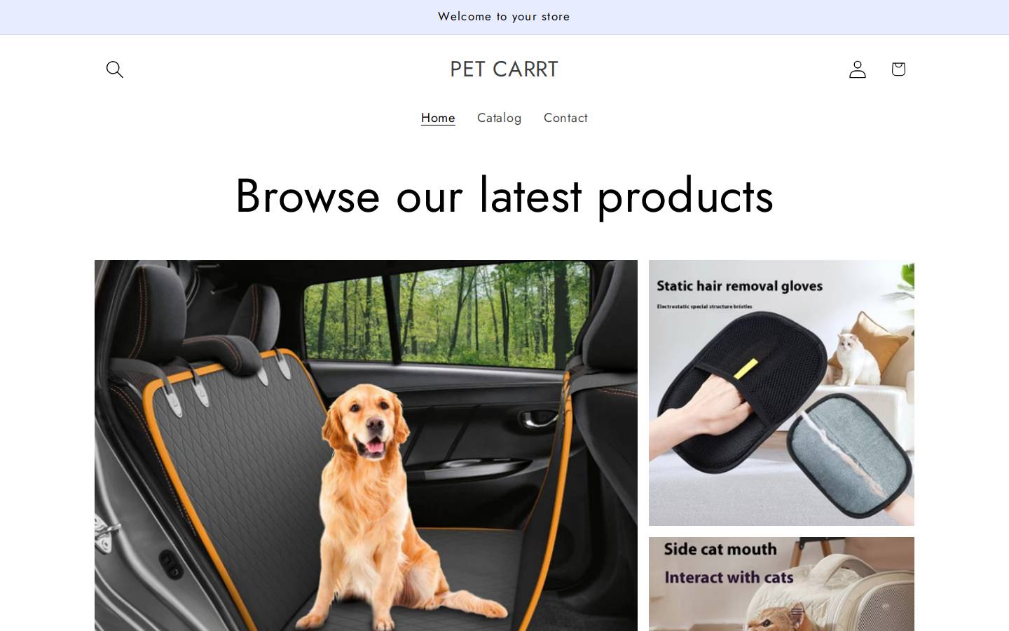 petcarrt.com homepage screenshot