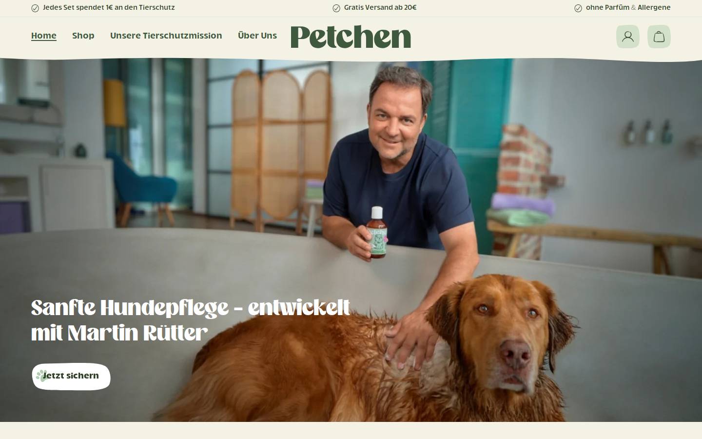 petchen.com homepage screenshot