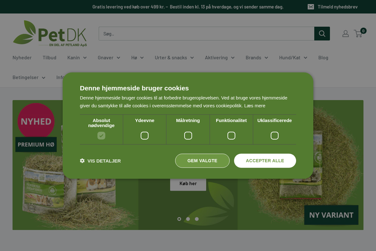 PetDK - en del af Petland ApS homepage screenshot
