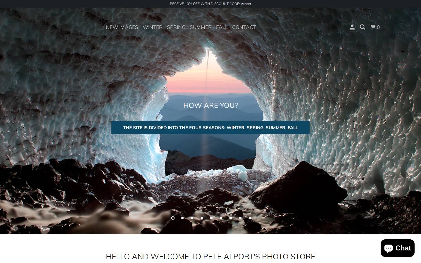 petealport.com homepage screenshot