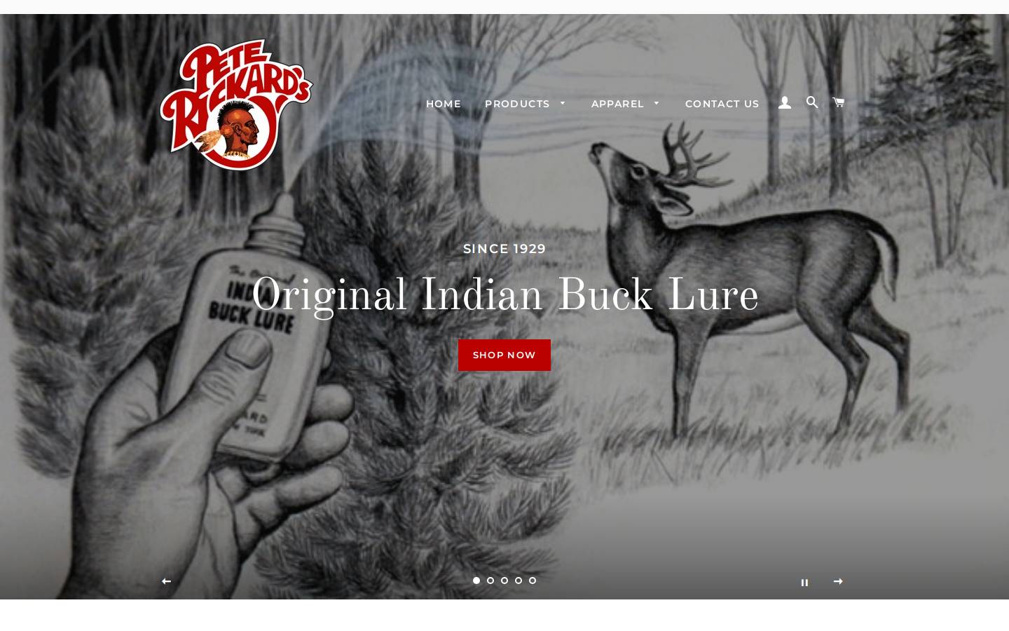 peterickard.com homepage screenshot