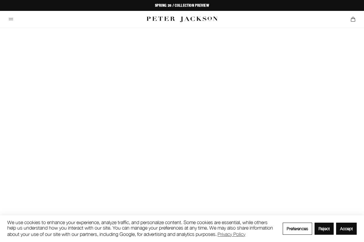 peterjacksons.com homepage screenshot