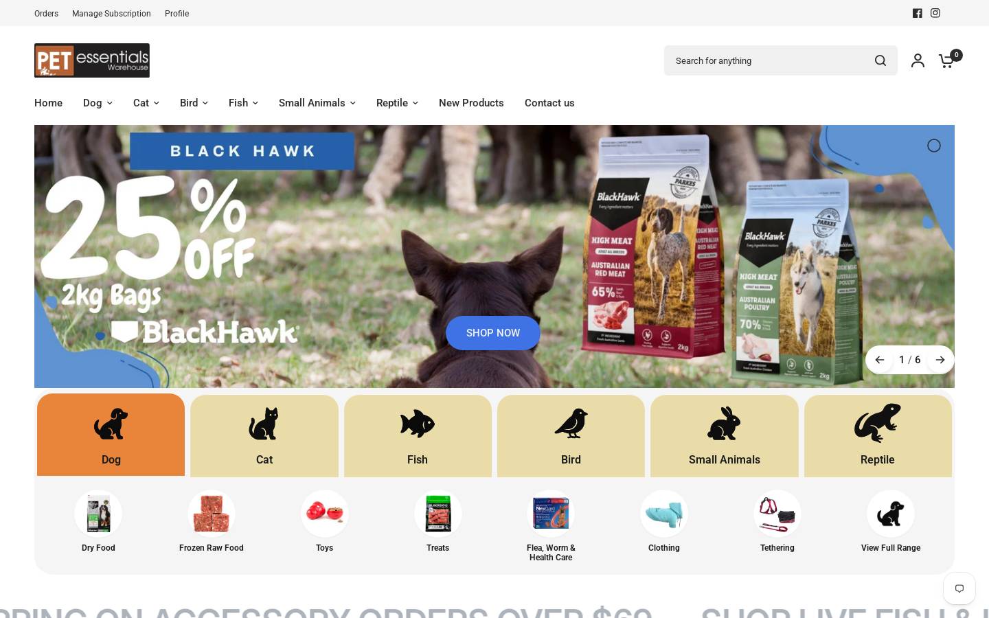 petessentialsnapier.co.nz homepage screenshot