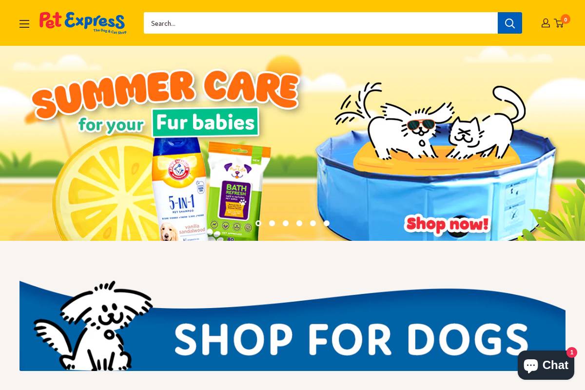 petexpress.com.ph homepage screenshot