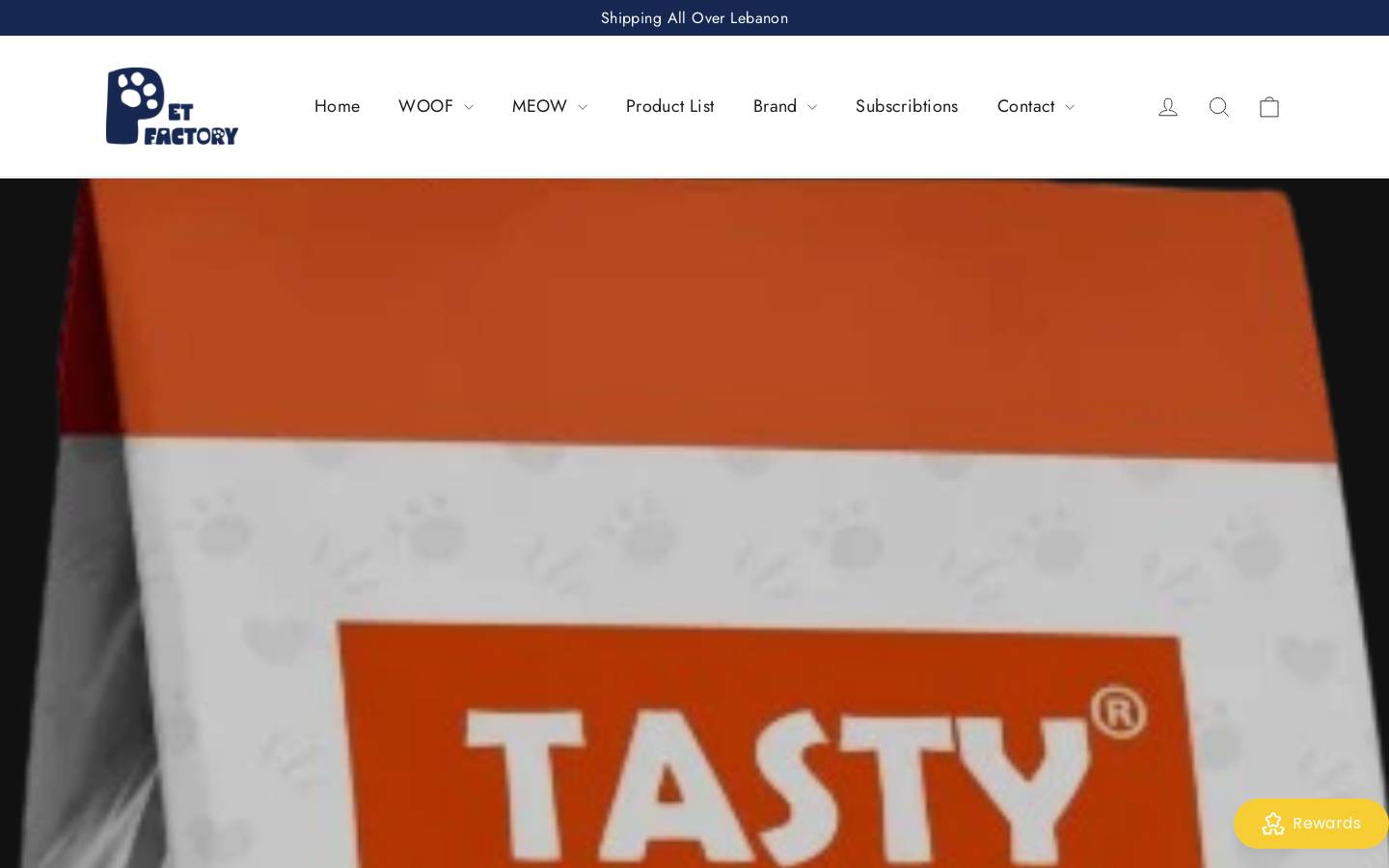 Pet Factory USA Rawhide homepage screenshot