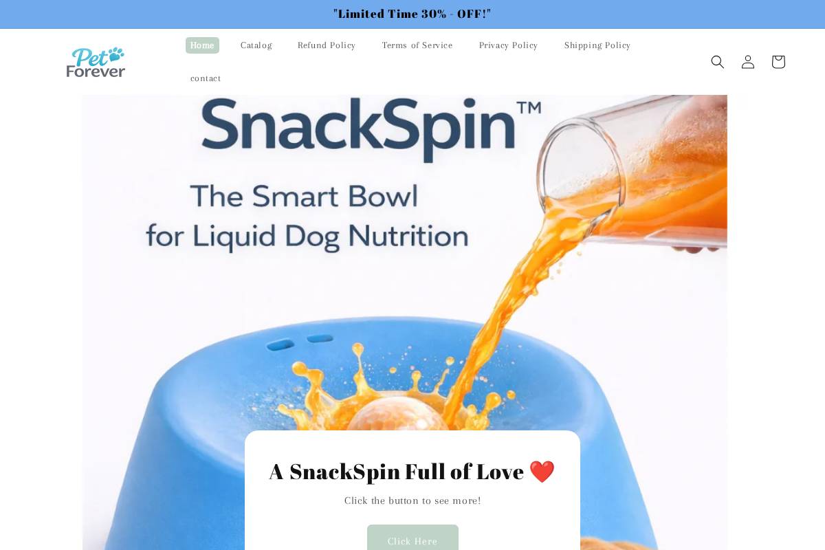 petforeverk.com homepage screenshot