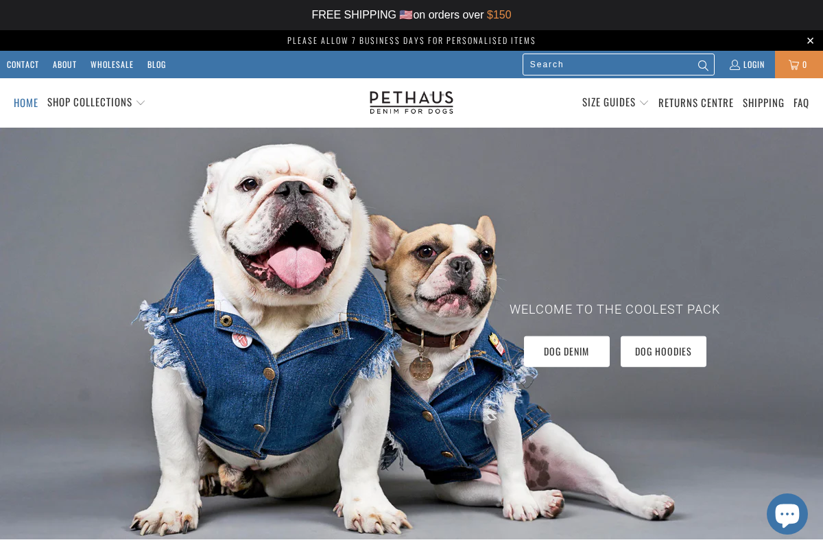 pethaus.com.au homepage screenshot