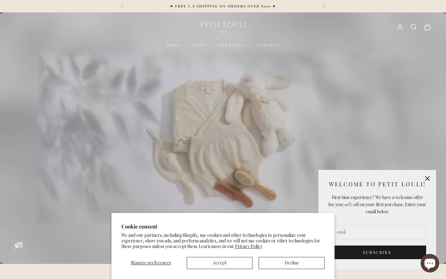 petit-louli.com homepage screenshot