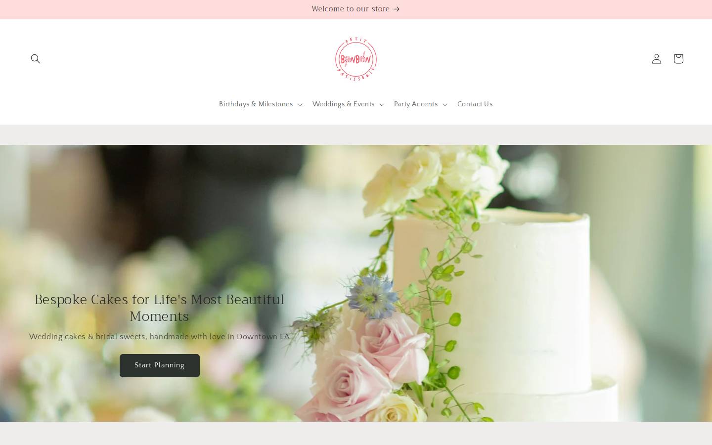 petitbonbonla.com homepage screenshot