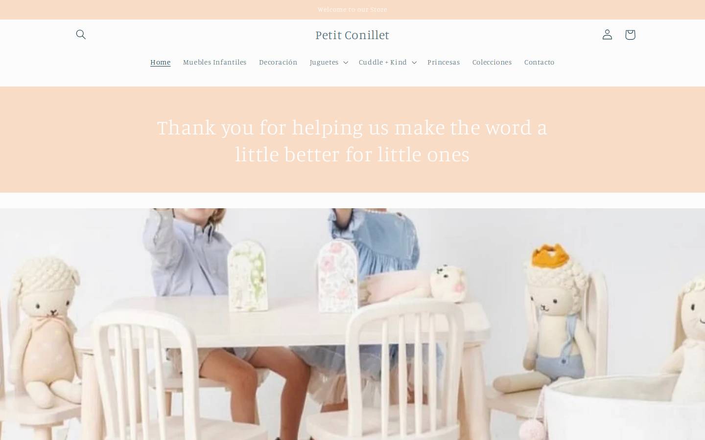 petitconillet.com homepage screenshot