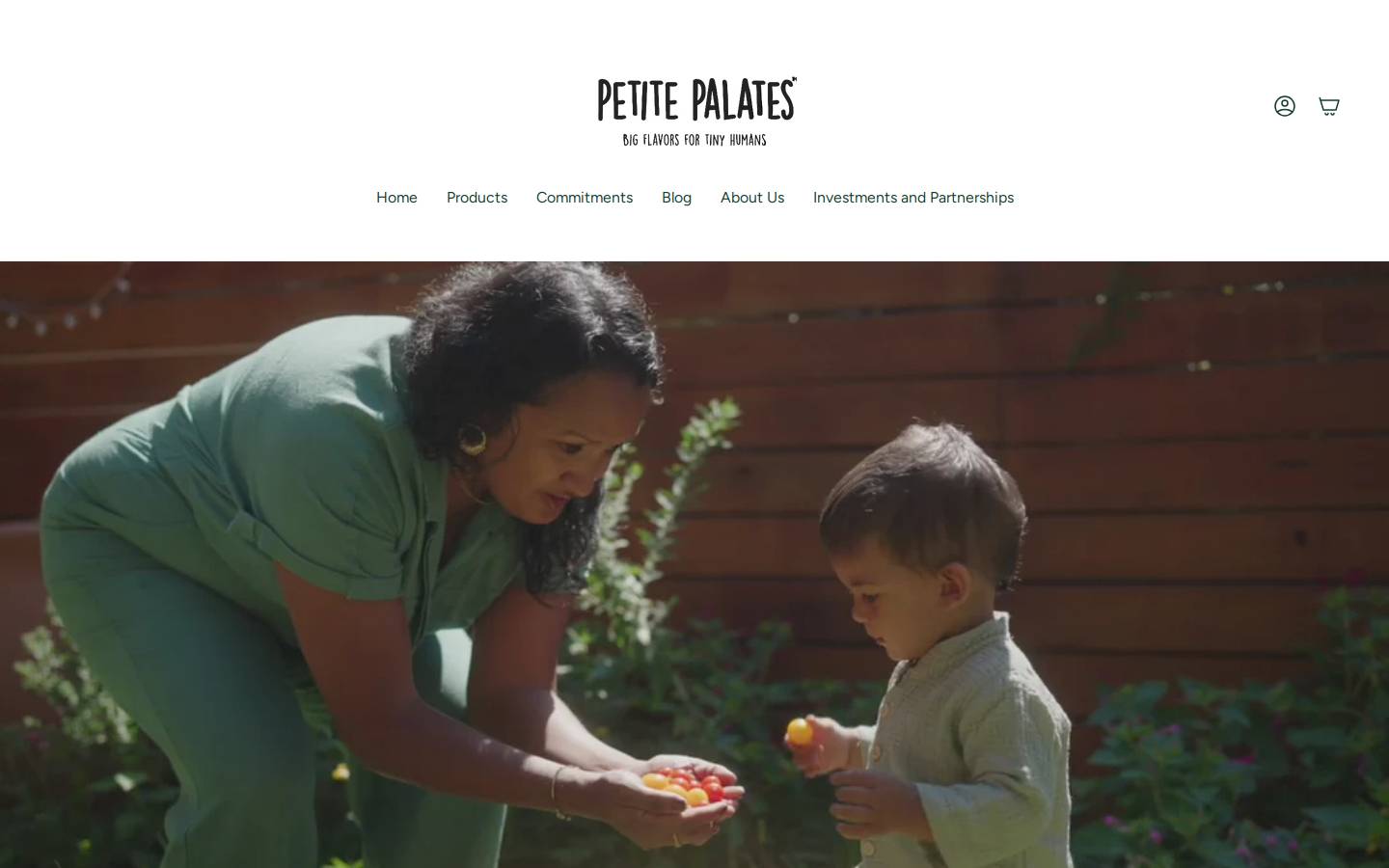 petitepalates.com homepage screenshot