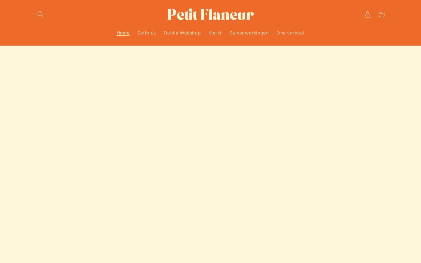 petitflaneur.be homepage screenshot