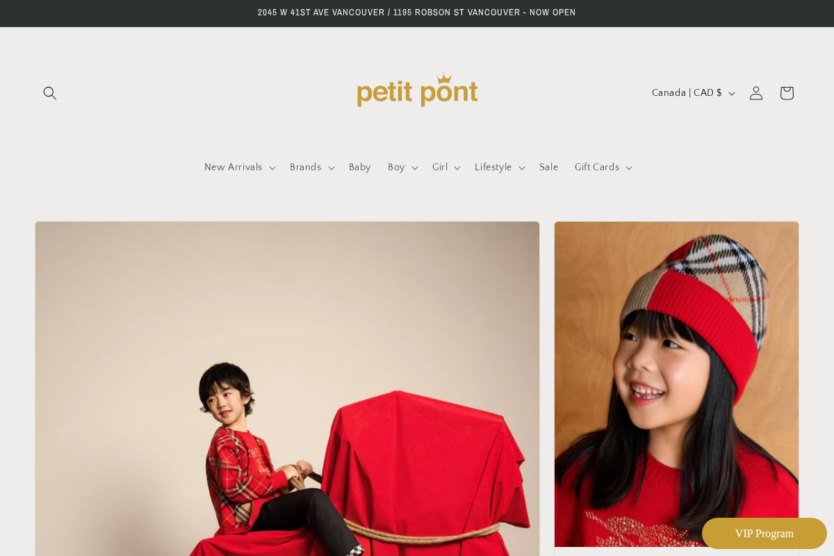 petitpont.ca homepage screenshot