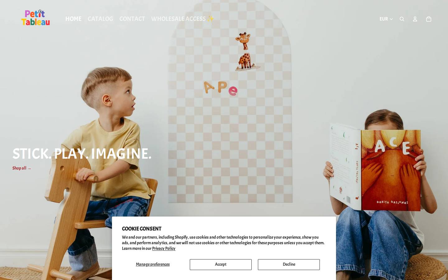 petittableau.com homepage screenshot