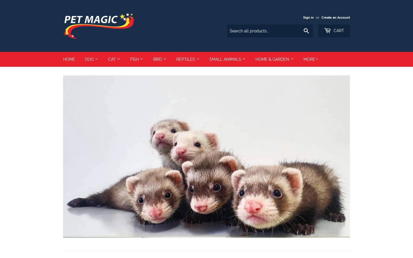 petmagic.com.au homepage screenshot