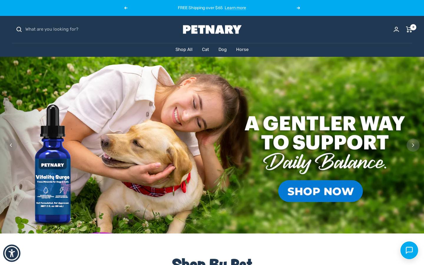 petnary.com homepage screenshot
