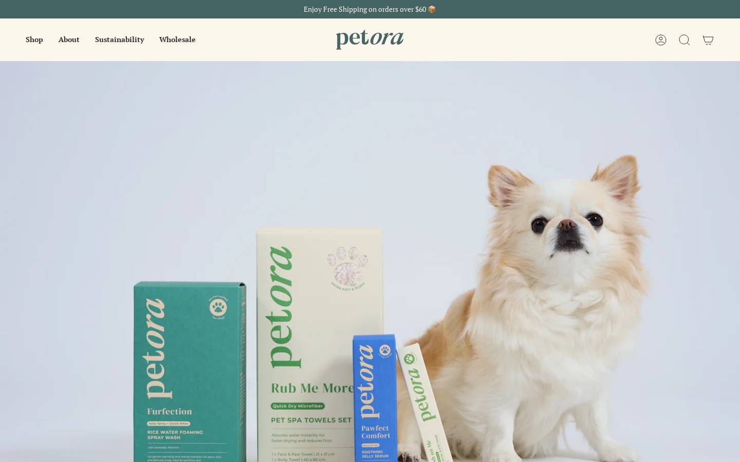 petoracares.com homepage screenshot