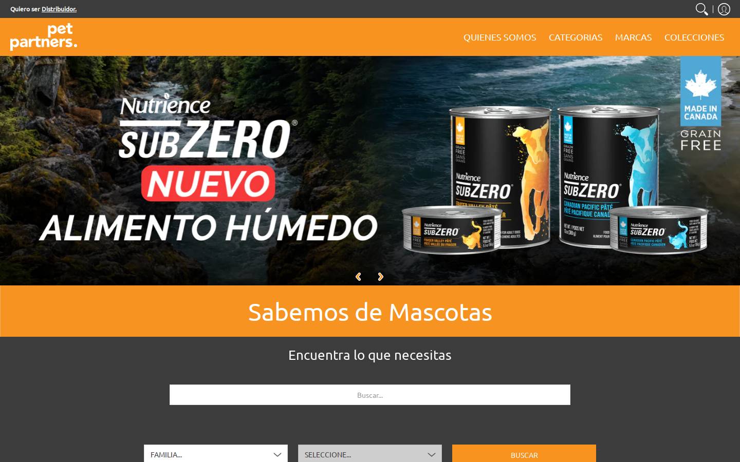 PetPartners homepage screenshot