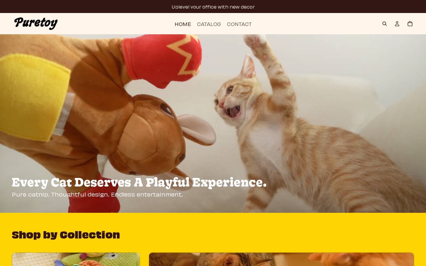 petpuretoy.com homepage screenshot