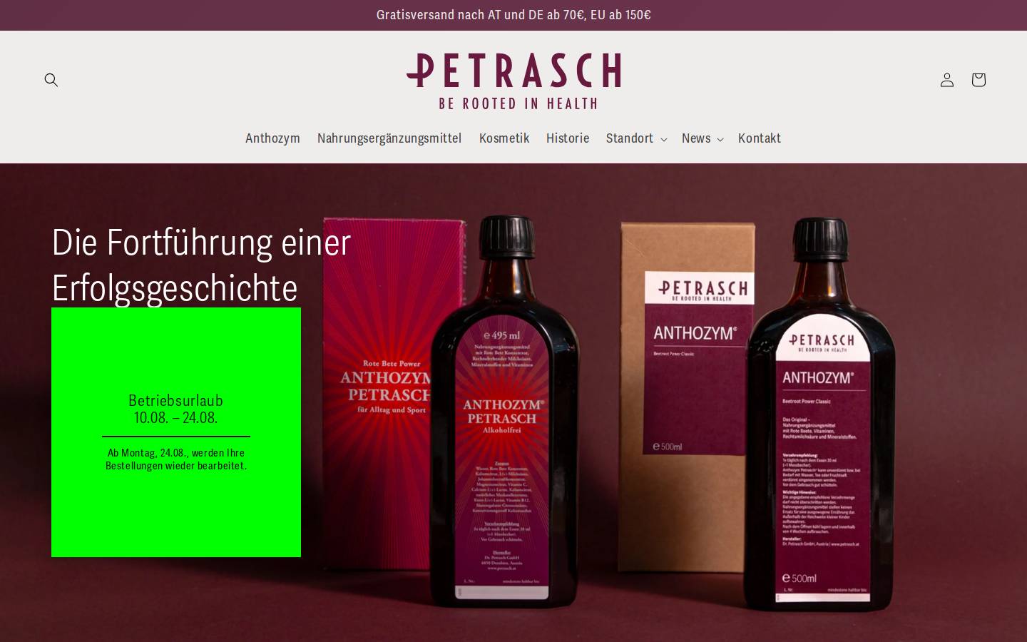 petrasch.eu homepage screenshot