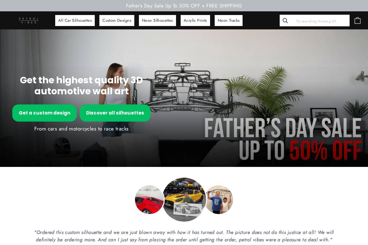 Petrolvibes homepage screenshot