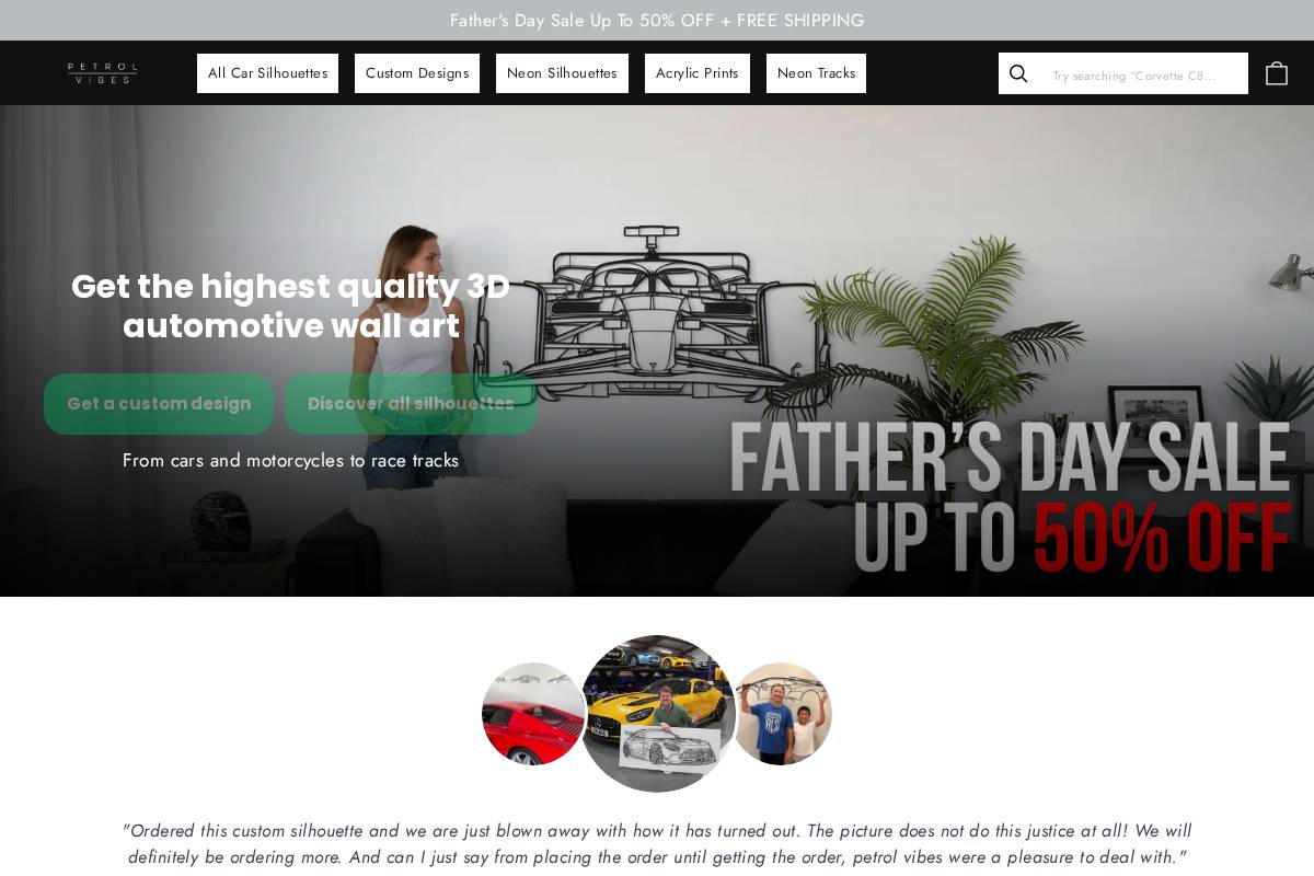Petrolvibes homepage screenshot